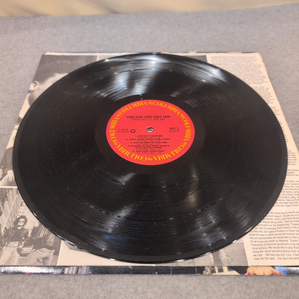 Lisa Lisa & Cult Jam Straight to the Sky 1989 Vinyl LP Promo Columbia C 44378 - Picture 4 of 7
